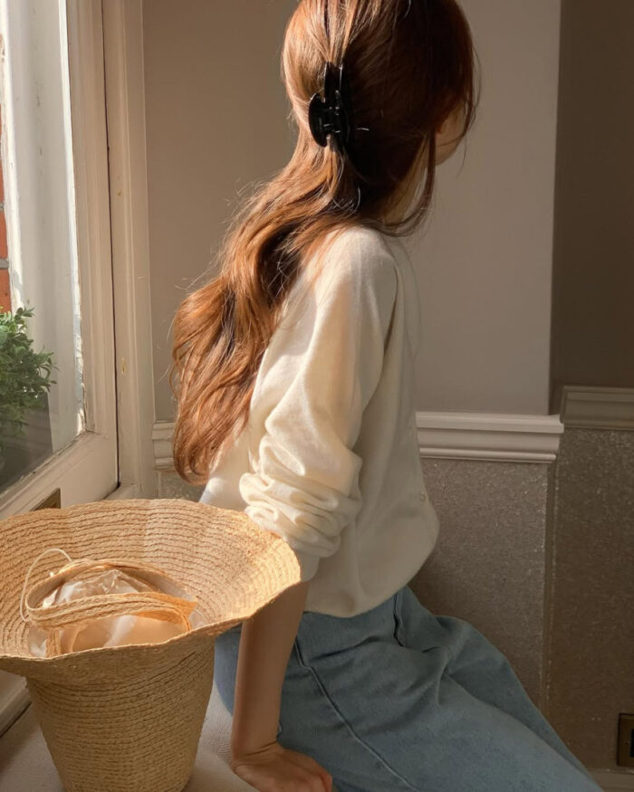 ounce round wholegar cardigan(4colors) - 画像 (8)