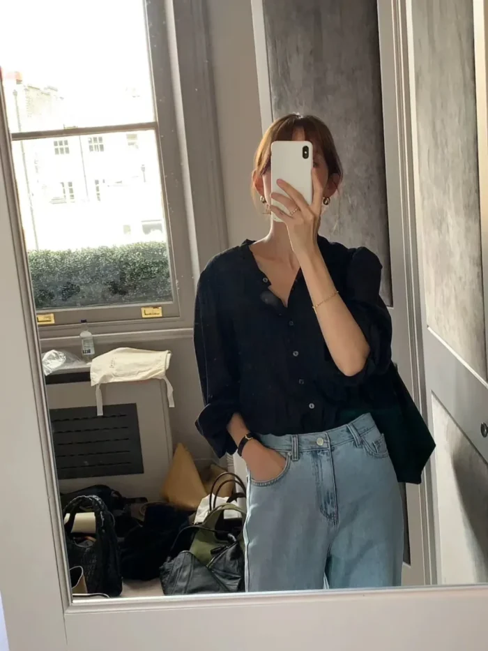 ounce bone lace blouse(2colors) - 画像 (12)