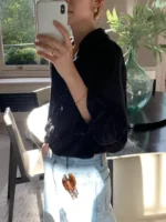 ounce bone lace blouse(2colors) - 画像 (13)