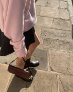 ounce cashmere collar wholega knit(3colors) - 画像 (9)