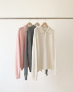 ounce cashmere collar wholega knit(3colors) - 画像 (21)