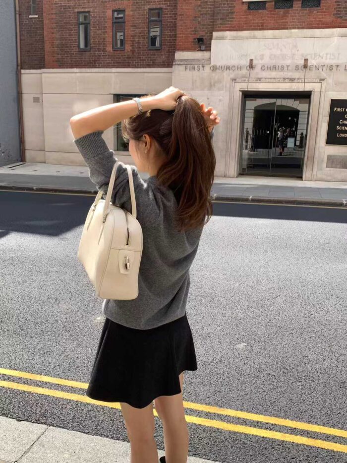 ounce cashmere collar wholega knit(3colors) - 画像 (19)