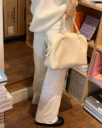 ounce wide banding cotton pants(2colors) - 画像 (2)