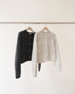 ounce alpaca tweed cardigan(2colors) - 画像 (17)