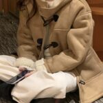 ［即納］plain duffle coat