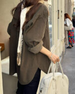 ounce corduroy boxy shirt(2colors) - 画像 (24)