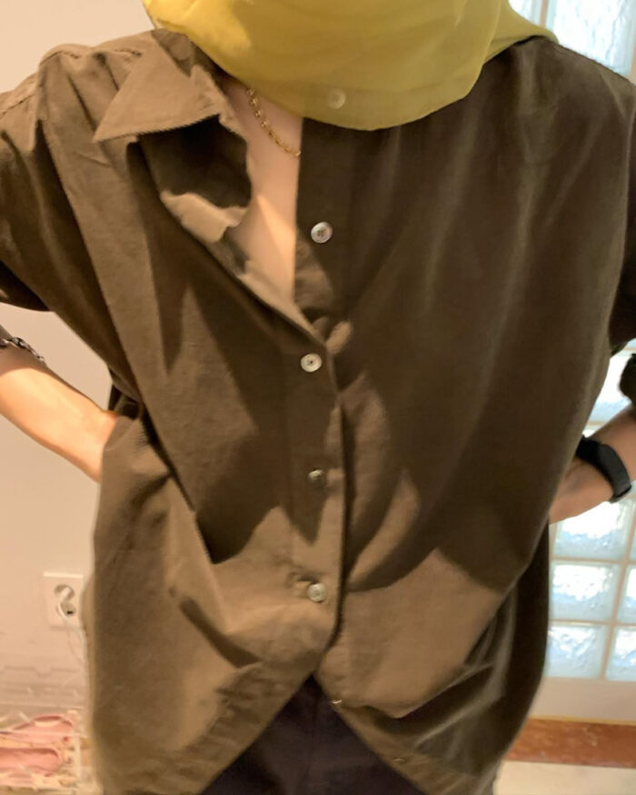 ounce corduroy boxy shirt(2colors) - 画像 (18)