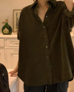 ounce corduroy boxy shirt(2colors) - 画像 (17)