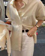 ounce corduroy boxy shirt(2colors) - 画像 (12)
