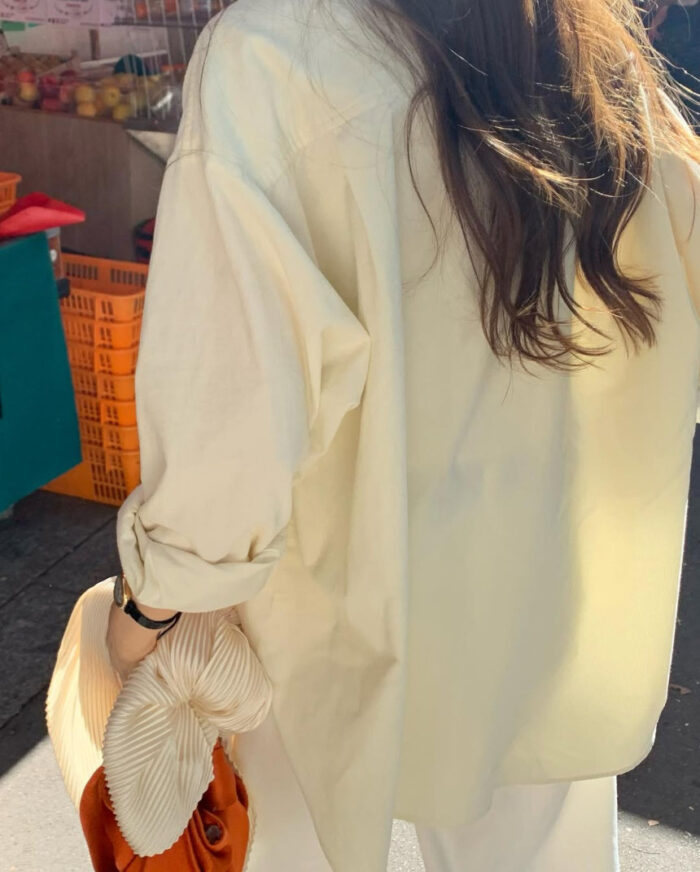 ounce corduroy boxy shirt(2colors) - 画像 (5)