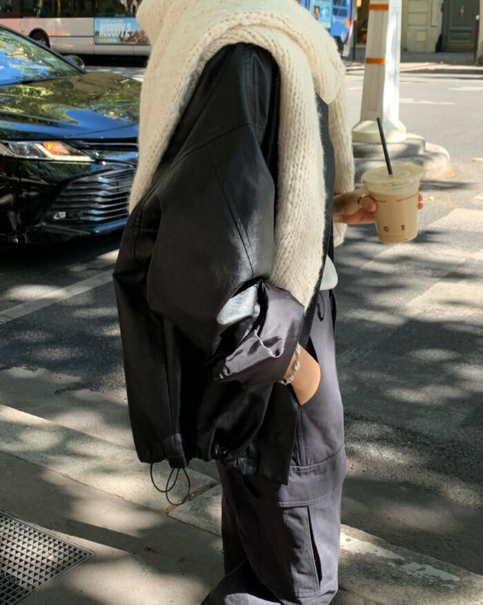 ounce park leather jumper - 画像 (11)