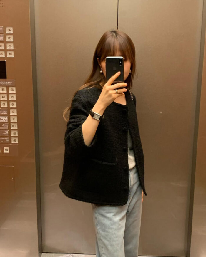 ounce pose tweed jacket(2colors) - 画像 (9)