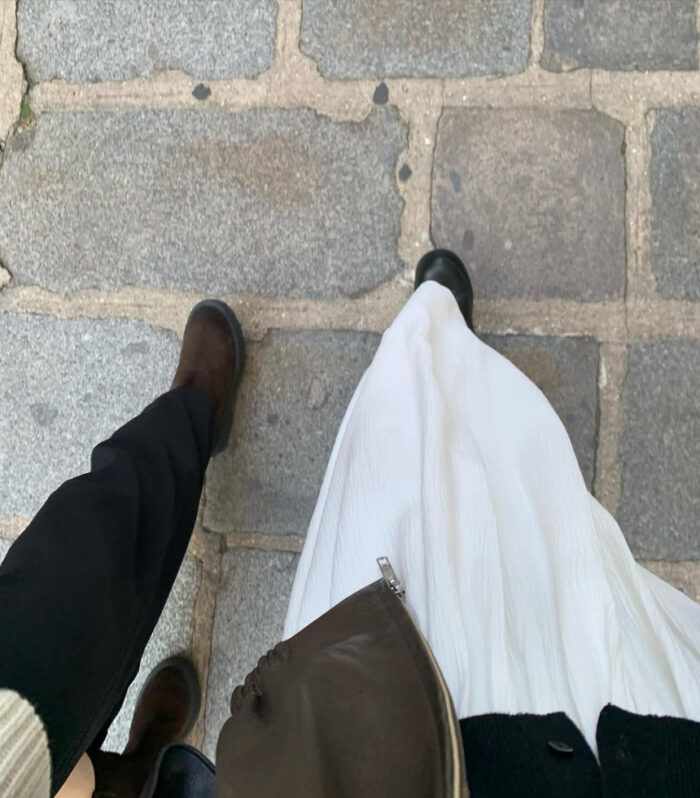 ounce jacquard shirring skirt - 画像 (2)