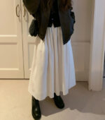 ounce jacquard shirring skirt - 画像 (4)