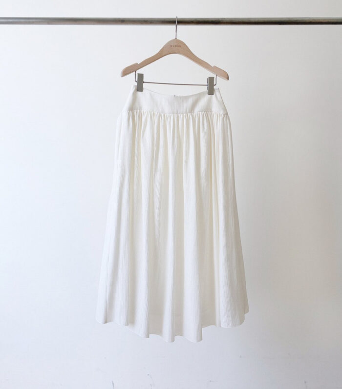 ounce jacquard shirring skirt - 画像 (6)