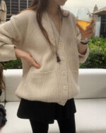 ounce loose hachi cardigan(2colors) - 画像 (4)
