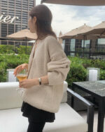 ounce loose hachi cardigan(2colors) - 画像 (8)