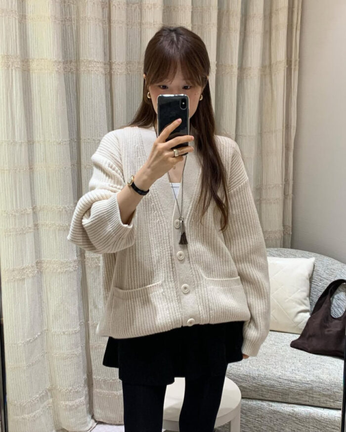ounce loose hachi cardigan(2colors) - 画像 (9)