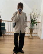 ounce loose hachi cardigan(2colors) - 画像 (11)