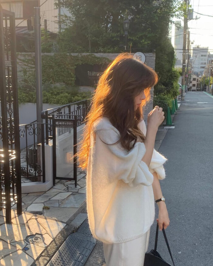 ounce balloon mohair knit(2colors) - 画像 (6)