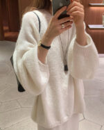 ounce balloon mohair knit(2colors) - 画像 (3)