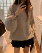 ounce balloon mohair knit(2colors)