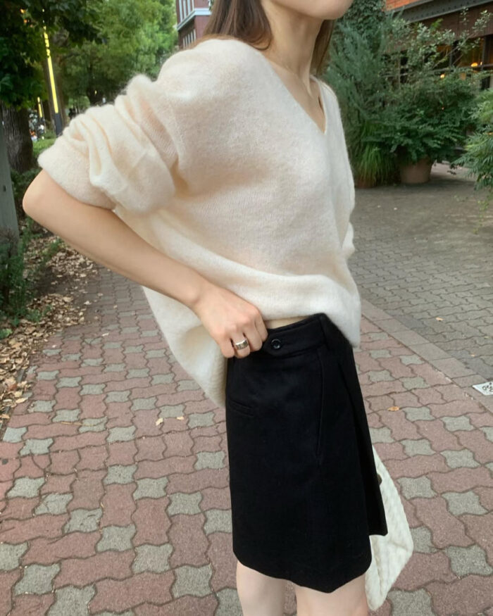 ounce rumi mohair knit(3colors) - 画像 (3)
