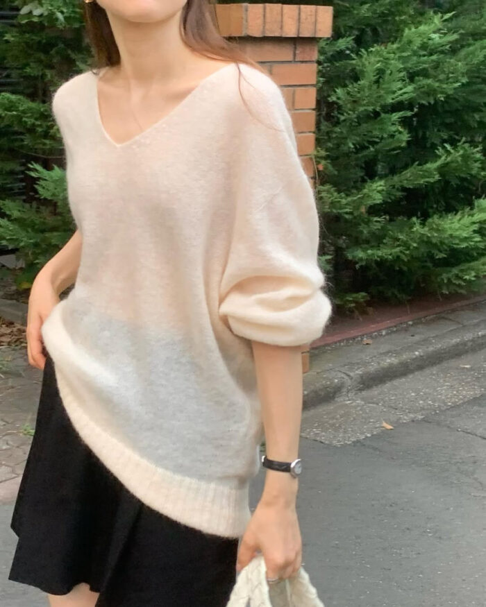 ounce rumi mohair knit(3colors) - 画像 (5)