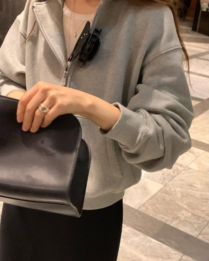 ounce basic hood zipup(2colors) - 画像 (4)
