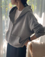 ounce basic hood zipup(2colors) - 画像 (6)