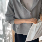 ounce basic hood zipup(2colors)