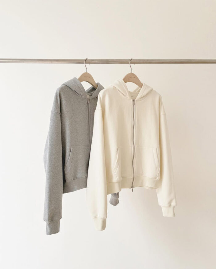 ounce basic hood zipup(2colors) - 画像 (15)