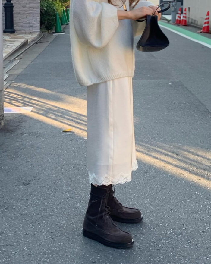 ounce moi lace skirt - 画像 (1)