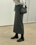 ounce wool maxi skirt (2colors) - 画像 (7)