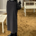 ounce wool maxi skirt (2colors)