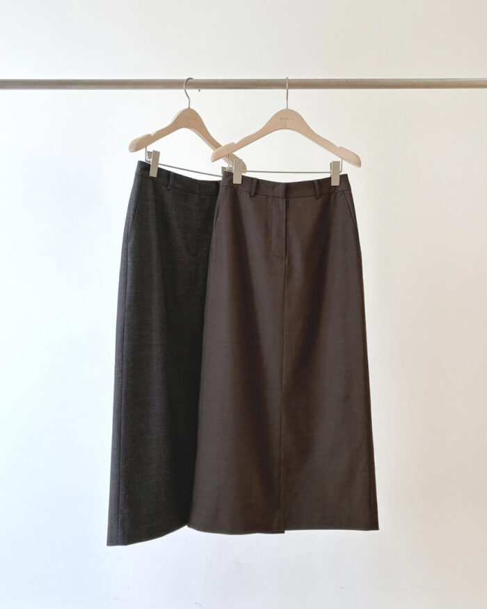 ounce wool maxi skirt (2colors) - 画像 (15)