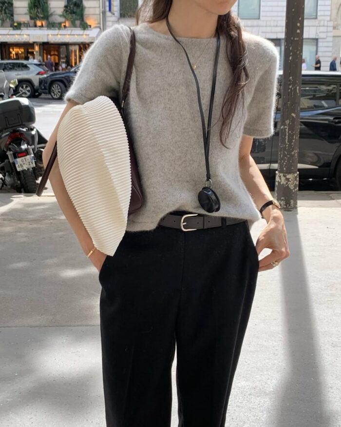 ounce soft raccoon wholega half knit(3colors) - 画像 (3)