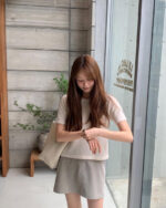 ounce soft raccoon wholega half knit(3colors) - 画像 (2)