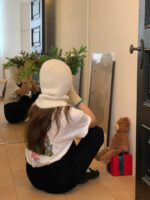 fuzzy knit balaclava(4colors)