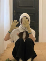 fuzzy knit balaclava(4colors) - 画像 (5)