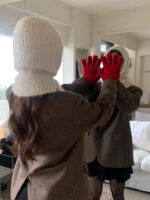 fuzzy knit balaclava(4colors) - 画像 (22)