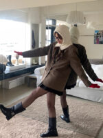 fuzzy knit balaclava(4colors) - 画像 (14)