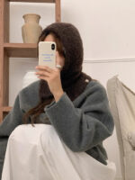 fuzzy knit balaclava(4colors) - 画像 (17)