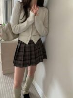 pyt check allo skirt(2colors)