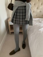 pyt check allo skirt(2colors) - 画像 (9)