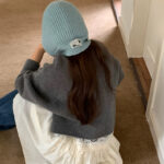 vintage knit balaclava(4colors)