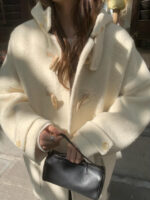 ounce baby alpaca hood duffle coat(2colors) - 画像 (4)