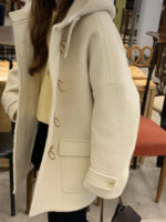 ounce baby alpaca hood duffle coat(2colors) - 画像 (3)
