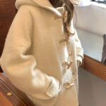 ounce baby alpaca hood duffle coat(2colors)