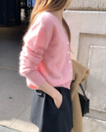 ounce cash brush cardigan(4colors)